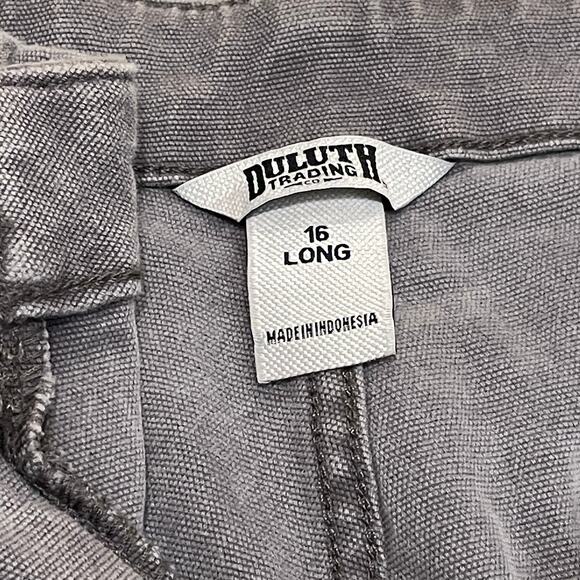 Duluth Trading 16L VintageFlex Fire Hose Pants | Hi-Rise Straight Washed Black - Picture 4 of 11